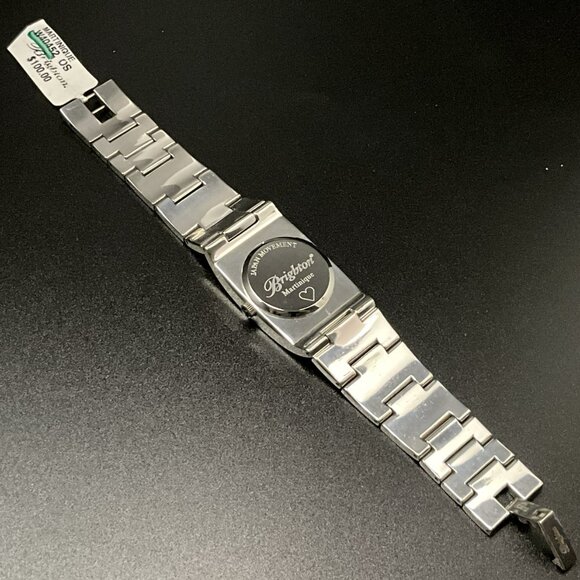 Brighton Floral Bracelet Watch - Enamel Accents - NOS - Picture 4 of 4